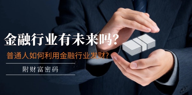 公众号付费文章:金融行业有未来吗?普通人如何利用金融行业发财?(附财富密码)-轻创淘金网