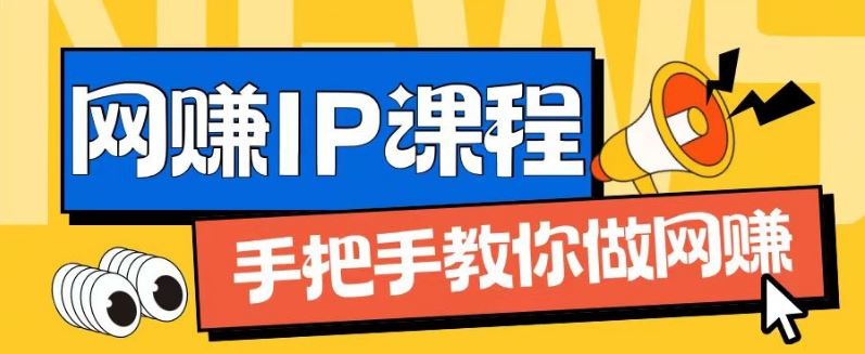 ip合伙人打造1.0,从0到1教你做网创,实现月入过万【揭秘】-轻创淘金网